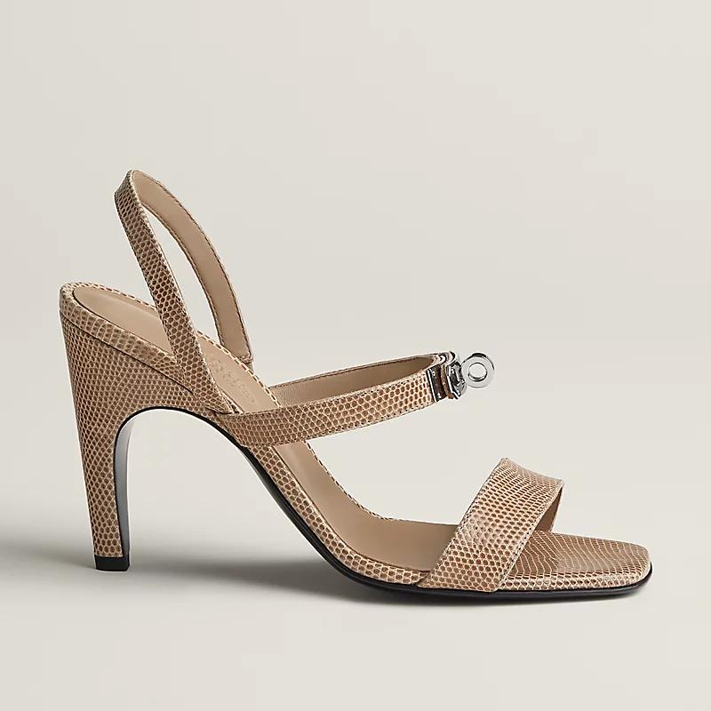 Giày Hermes Glamour 95 Sandal Nữ Be